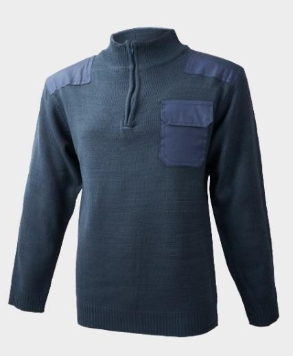 JERSEY REFUERZOS CUELLO CREMALLERA