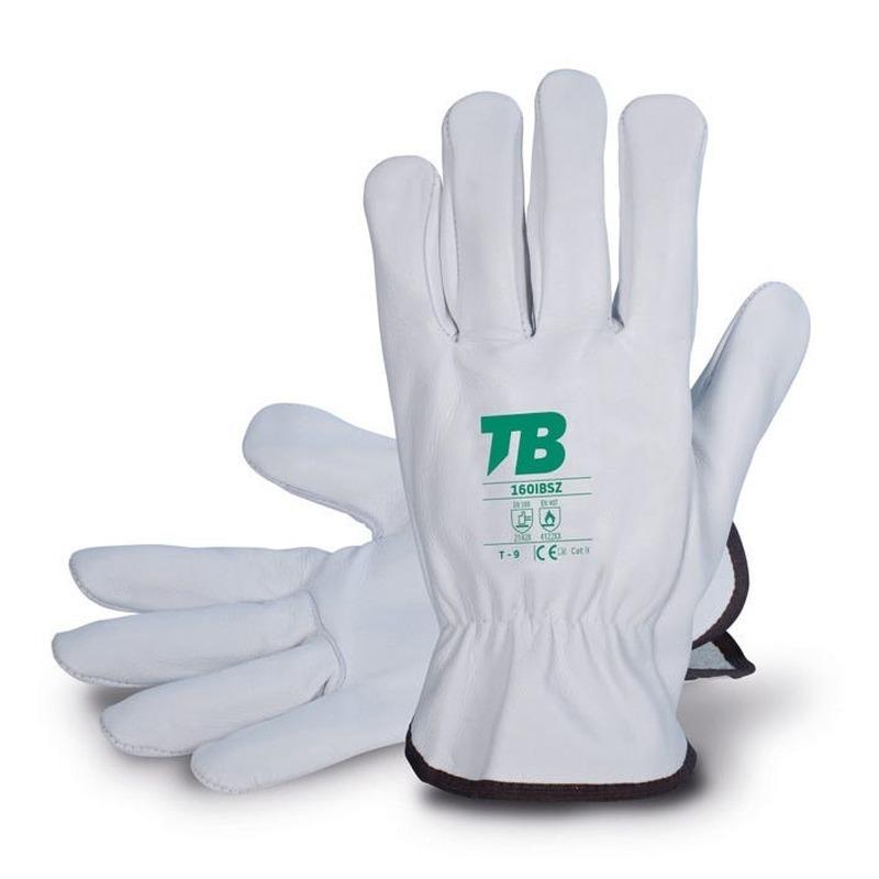 PAR GUANTES PIEL FLOR