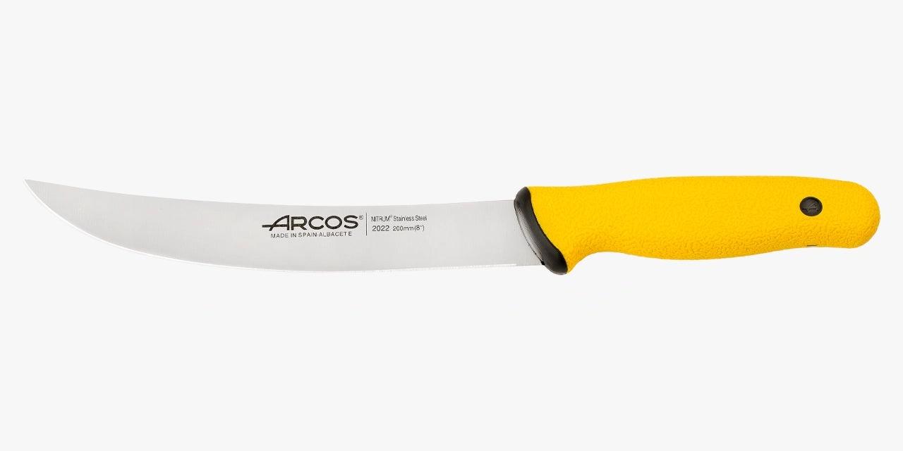 CUCHILLO CARNICERO CURVO 200MM DUOPRO