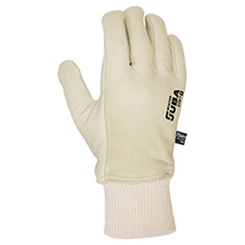 PAR GUANTES PIEL VACUNO HIDRFUGO C/FORRO INTERIOR