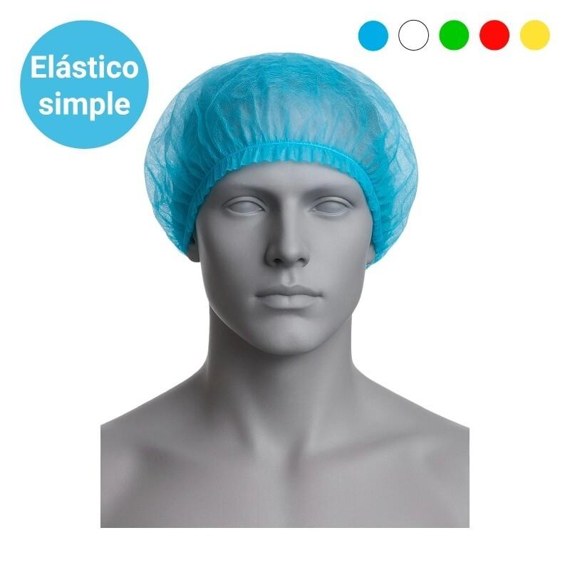 PAQ. 100 U. GORRO POLIPROP REDONDO