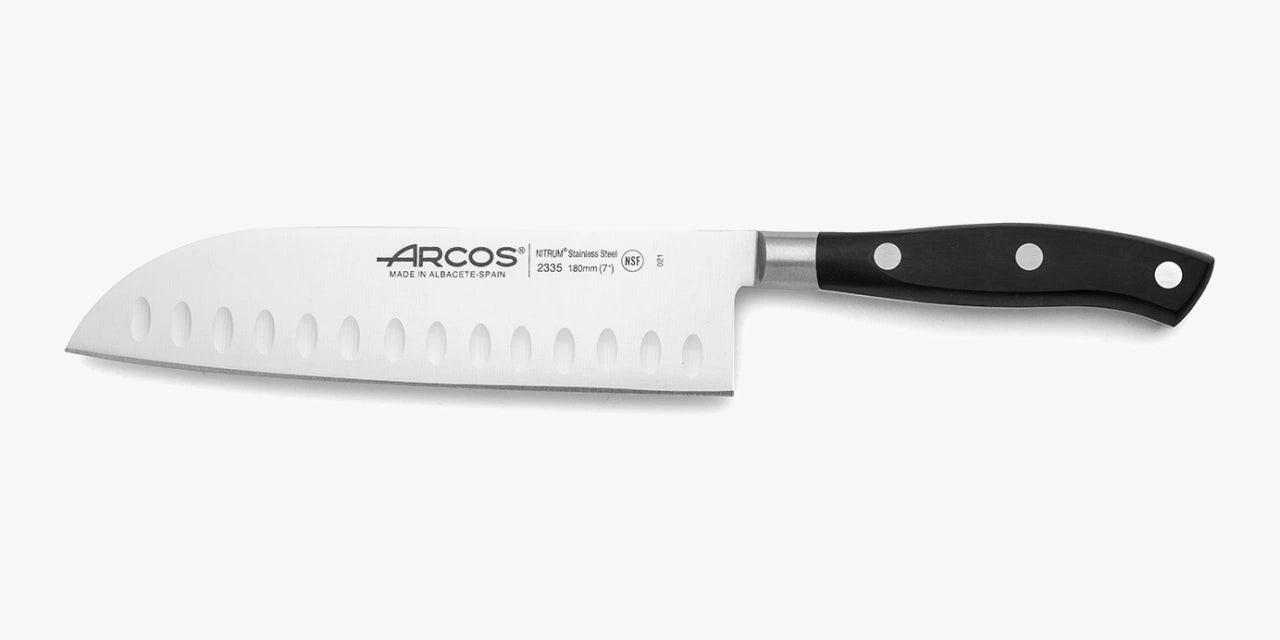 CUCHILLO SANTOKU ALVEOLOS 150MM