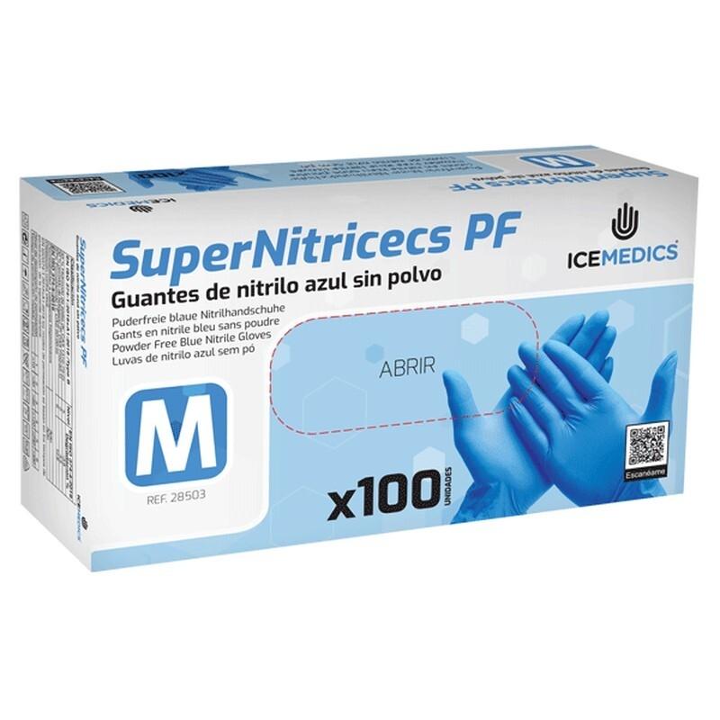 PAQ.100 U. GUANTES NITRILO SUPERNITRICECS