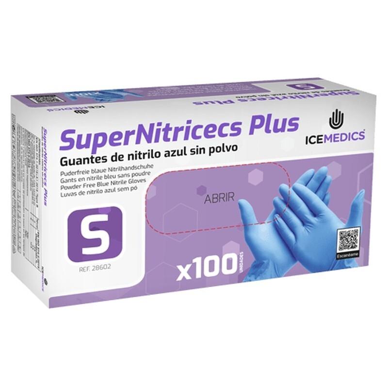 PAQ.100 U. GUANTES NITRILO SUPERNITRICECS PLUS