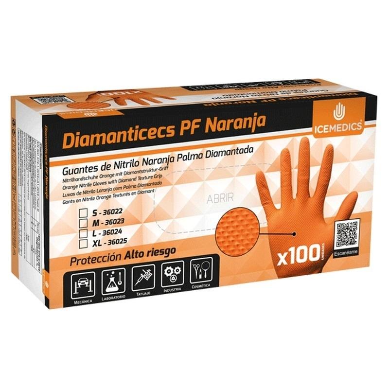 GUANTES DIAMANTICECS PF NITRILO SUPERFORZADO PALMA DIAMANTE
