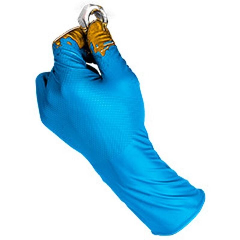 GUANTES DE NITRILO GRIPPAZ SP CAJA 50UDS