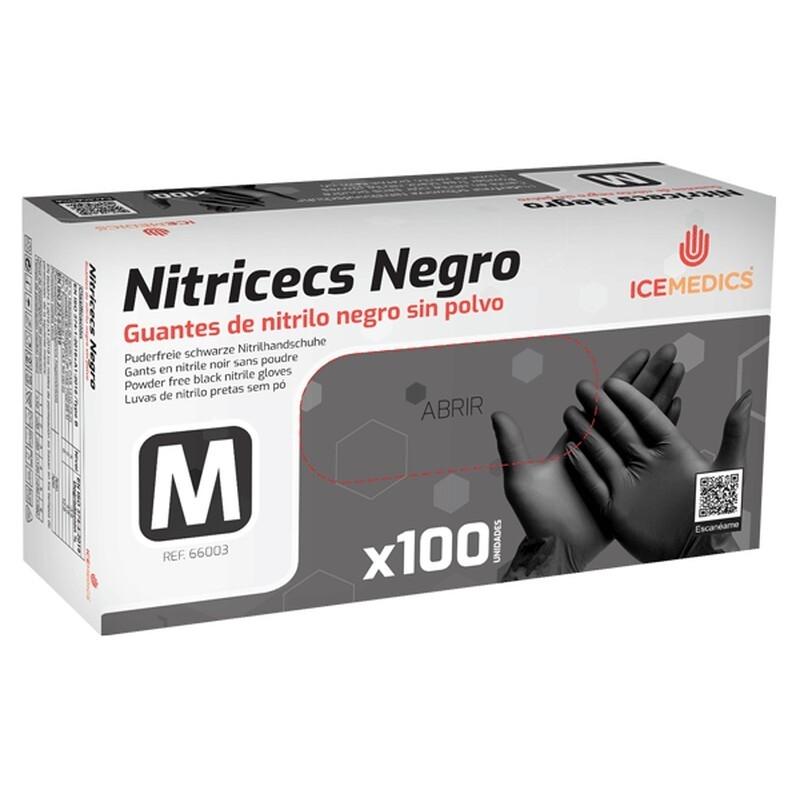 PAQ.100 U. GUANTES NITRILO NITRICECS