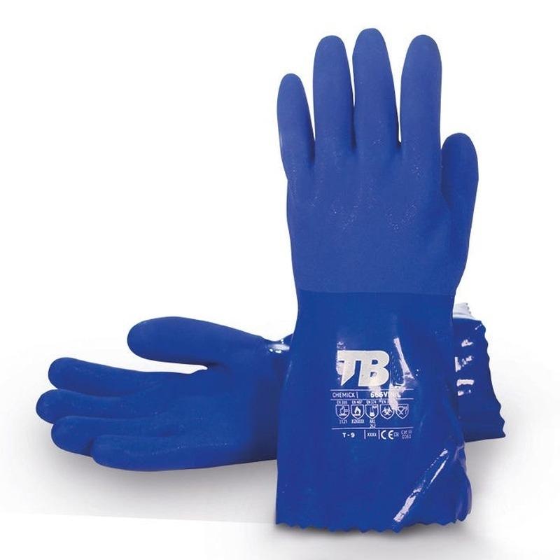 PAR GUANTES PVC TRIPLE BA  O 30CM