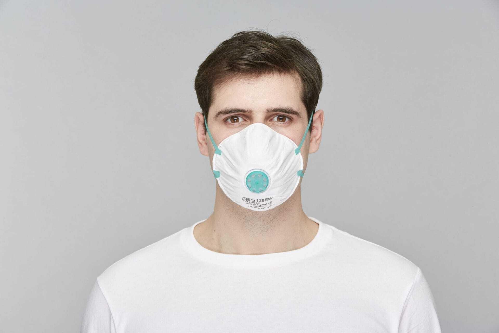 MASCARILLA PREFOR. BLS 129BW FFP2 C/VALVULA (ENVASE IND)