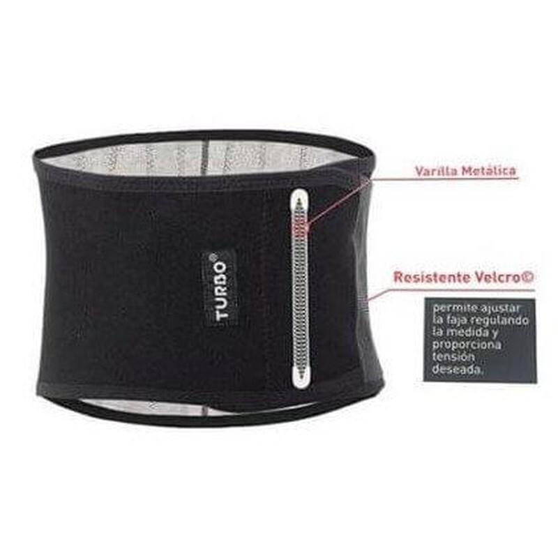 FAJA LUMBAR TURBO PLUS SIN TIRANTES