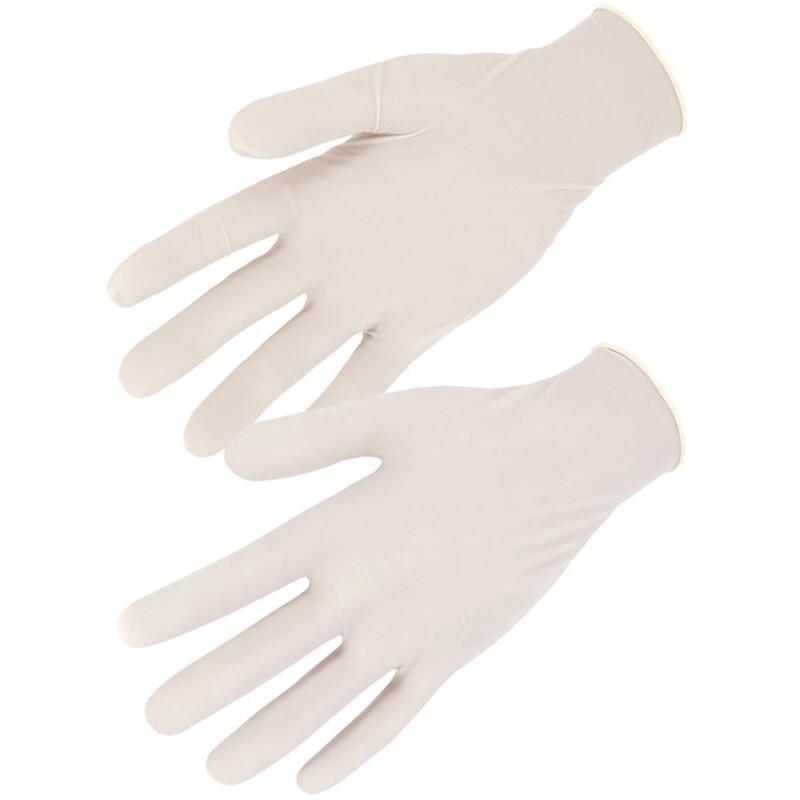 GUANTE LATEX S/P 100UDS . T .7/S