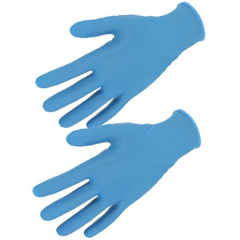 PAQ.100 U. GUANTES NITRILO S/POLVO