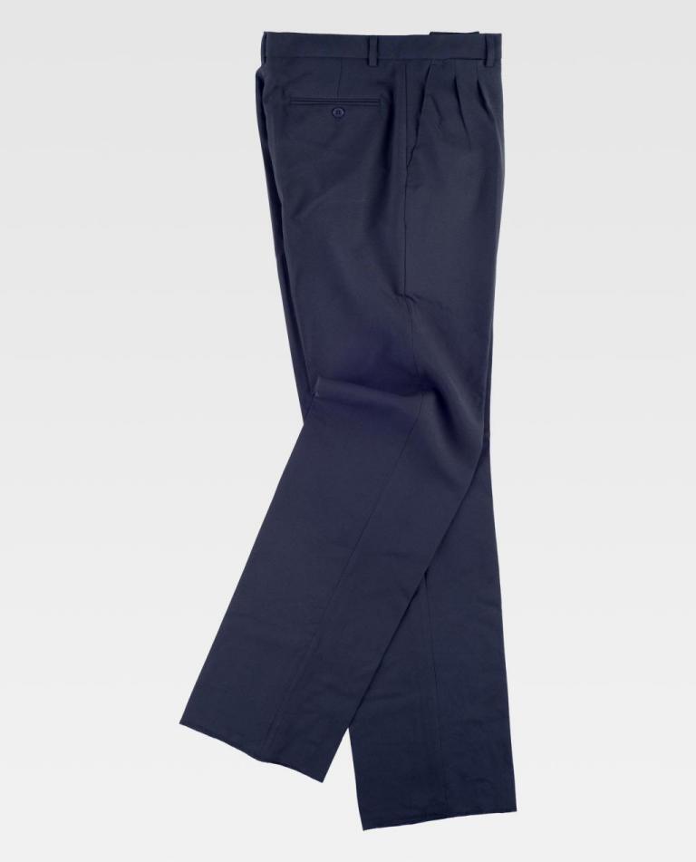 PANTALON HOMBRE POLIESTER CON PINZAS