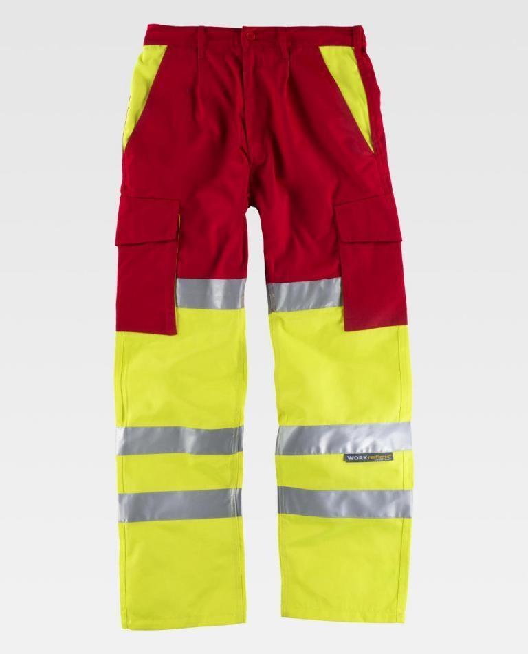 PANTALON AV C/REFUERZOS COMBI MULTIB .AMARILLO AV