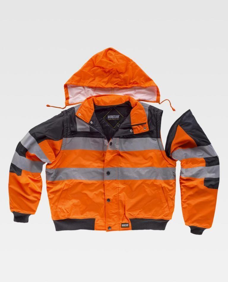 CHAQUETA PILOTO ACOLCH. A.VISIB.