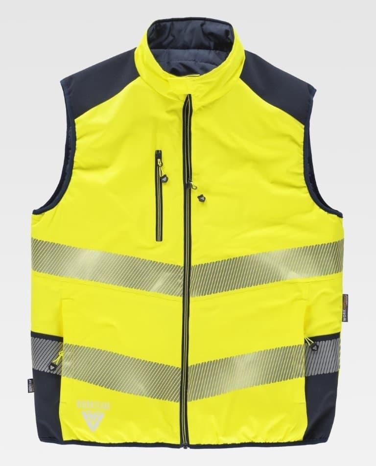 CHALECO ACOLCHADO REVERSIBLE AV Y CINTAS