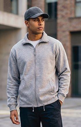 SUDADERA CAPTUS C/CREMALLERA ENTERA Y BOLSILLOS .