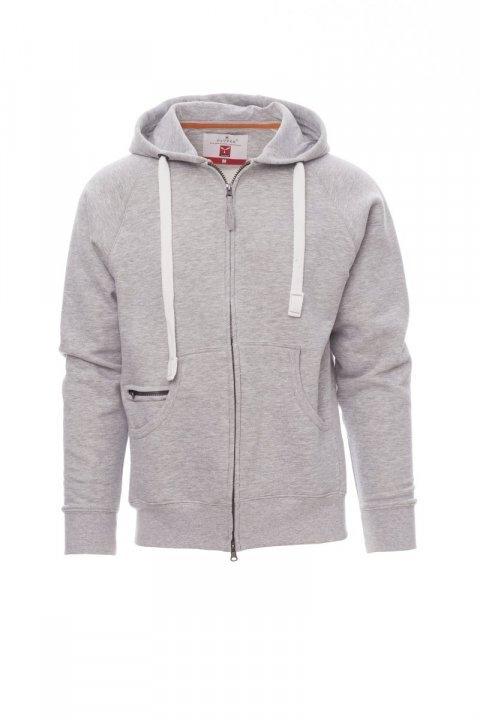SUDADERA C/CAPUCHA CREMALLERA SBS .