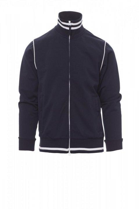 SUDADERA CON CREMALLERA BICOLOR .