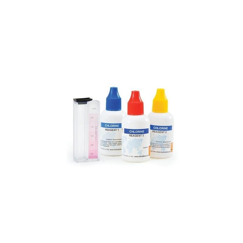 TEST KIT CLORO TOTAL (0,0 A 2,5MG/l) 50TEST .. ..