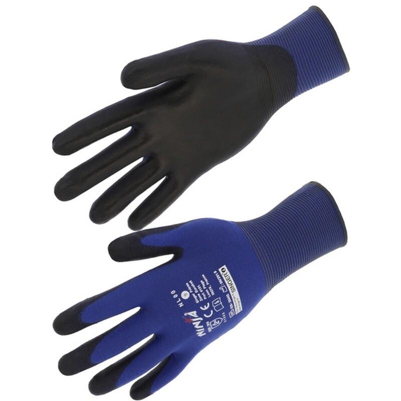 PAR GUANTES NINJA TEJ.ELASTICO/ TACTIL GALGA 18