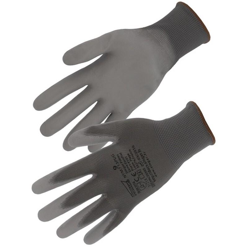 PAR GUANTES POLIESTER PALMA POLIUR