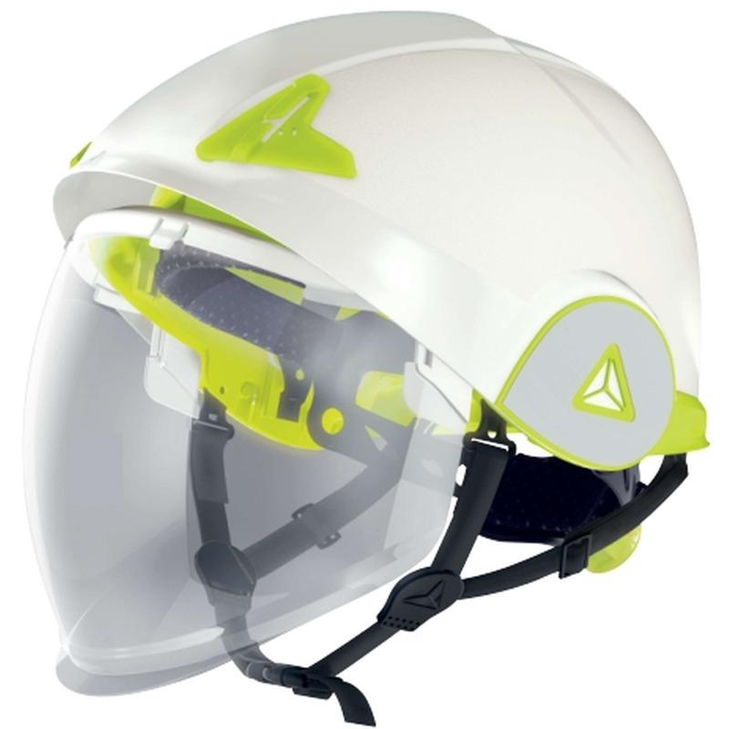 CASCO DE OBRA DE DOBLE CARCASA C/VISERA