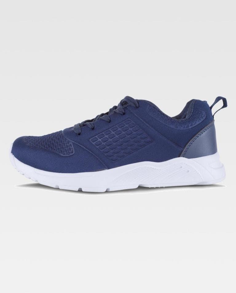 PAR ZAPATILLAS DEPORTIVAS CON GOFRADO SUELA EVA .AZUL