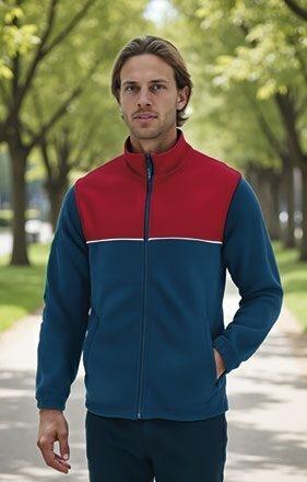CHAQUETA POLAR TRICOLOR