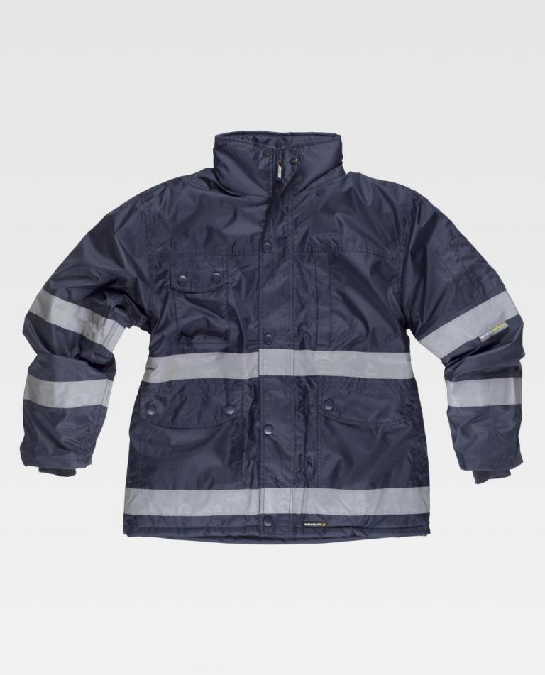 PARKA ACOLCHADA OXFORD BANDAS