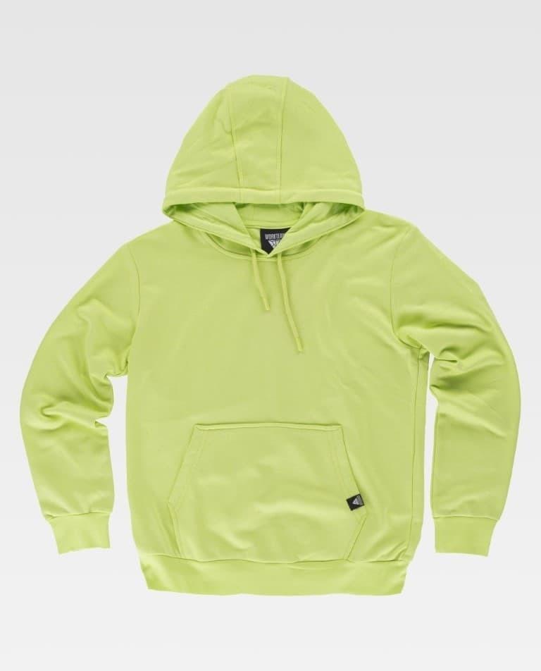 SUDADERA CON CAPUCHA. BOLSILLO CANGURO .