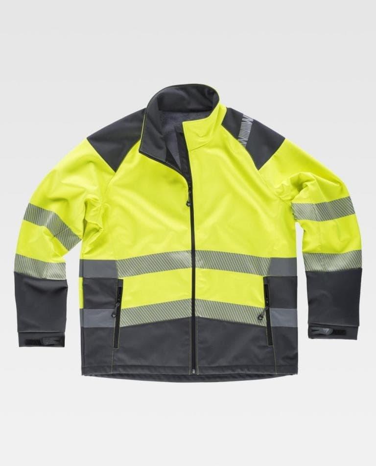 CHAQUETA WORKSHELL ALTA VISIB.