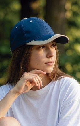 GORRA BICOLOR AZUL MARINO/ROJO LOTO
