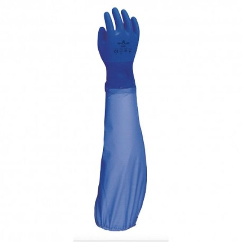 GUANTE SHOWA PVC RUGOSO FORRO ALG . T .11/2XL