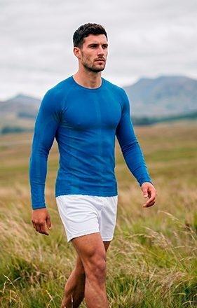 CAMISETA TERMICA ELASTICA M/L CUELLO REDONDO