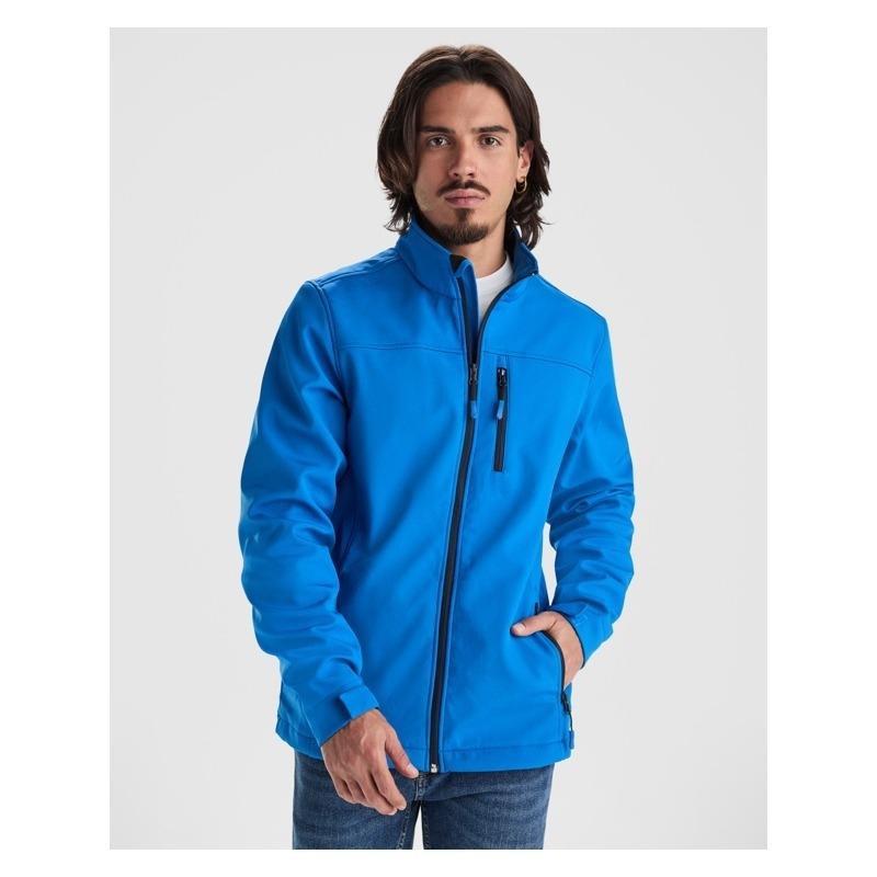CHAQUETA SOFTSHELL 2CAPAS ANTARTIDA .BLANCO PERLADO
