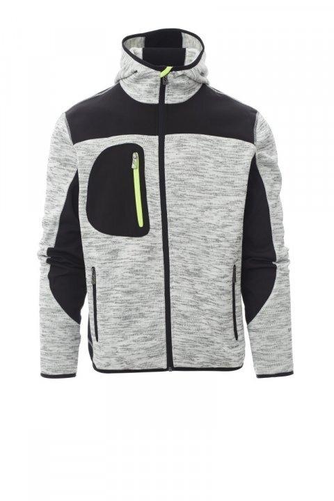 CHAQUETA SOFTSHELL POLIESTER C/CREMALLERA CENTRAL BICOLOR