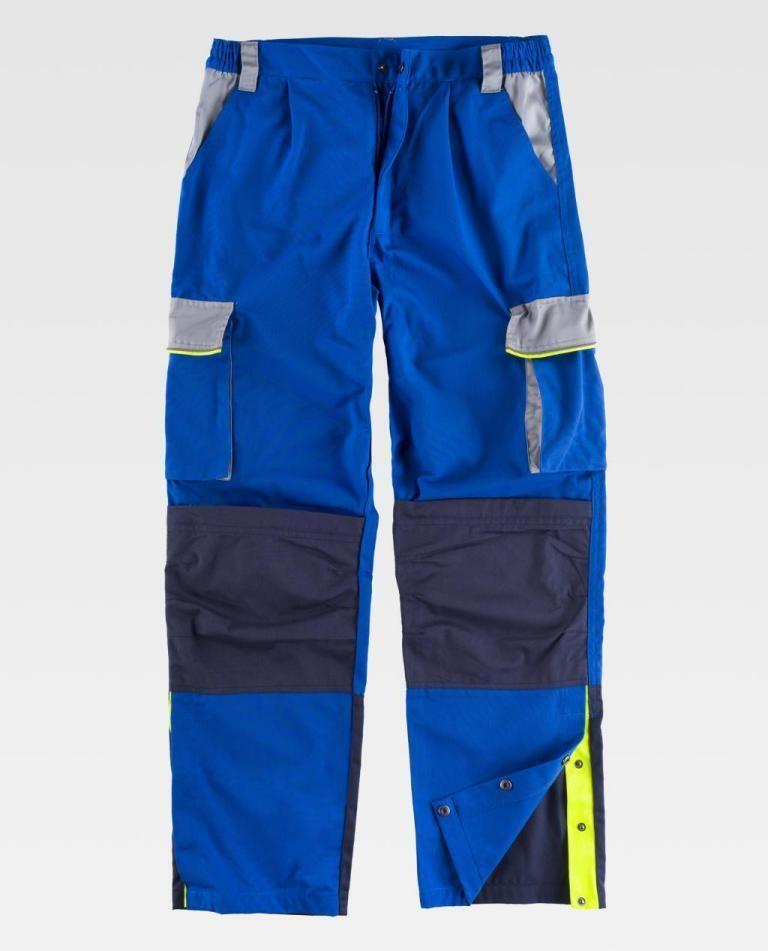 PANTALON REFUERZOS VIVOS ALTA VISIB