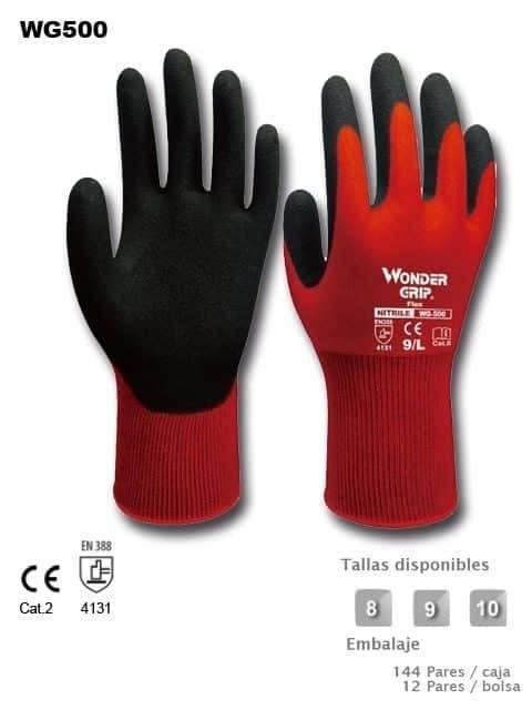 PAR GUANTES NAILON S/COSTURAS