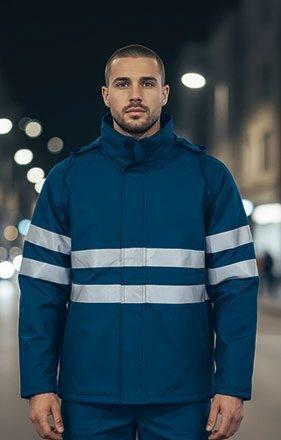 PARKA IMPERMEABLE DE VISIBILIDAD REALZADA